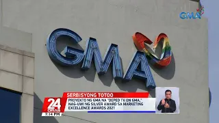 Proyekto ng GMA na "DEPED TV on GMA," nag-uwi ng silver award sa Marketing Excellence... | 24 Oras