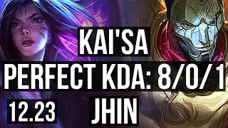 KAI'SA & Blitz vs JHIN & Janna (ADC) | 8/0/1, 1.5M mastery, Legendary | EUW Diamond | 12.23