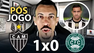 VITÓRIA SOFRIDA DO ATLÉTICO-MG SOBRE O CORITIBA COM GOL NO ÚLTIMO LANCE