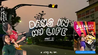 [vlog] days in my life; in school.