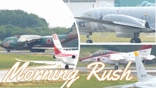 [JASDF] Morning Departure Rush at Iruma Air Base [YS-11 | T-4 | C-1| U-680A | U-4] JAPAN