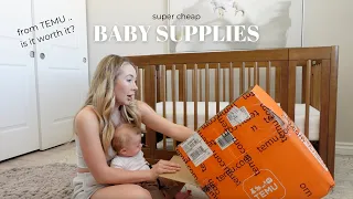 BABY HAUL from TEMU | super affordable, budget baby supplies