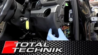 How to Remove Lower Dash Panel Under Steering Wheel - Audi A4 S4 RS4 - B6 B7 - 2001-2008