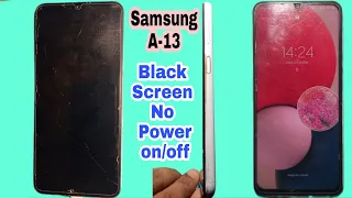 Samsung A13 Black Screen Problem No Display No Power ON Off Power Button Problem Fix #solution