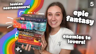 7 LGBTQ Epic Fantasy Books That You WON'T Put Down! | WLW Book Recommendations