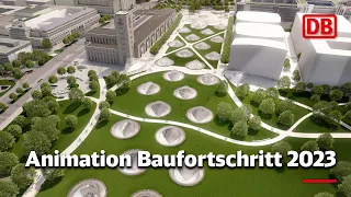 Stuttgart 21: Animation construction progress 2023