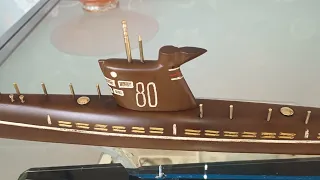 Soviet Russia Soviet Submarine Project 641 Foxtrot Class Handmade Model