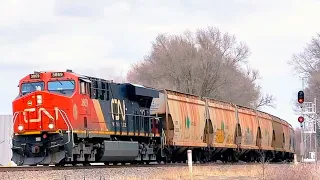 All aboard! Canadian National Freight Trains Roll Through Plainfield