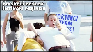 Maskeli Beşler İntikam Peşinde - Biz Tekin Bey'in Arkadaşıyız | Türk Komedi Filmi