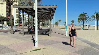 Paseo marítimo de la playa de Gandía