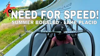 Need for Speed! 55 mph 360º Camera Olympic Bobsled Ride