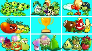 PvZ 2 Tournament 8 Team NOOB - PRO - HACKER Plants - Which Team Plant Will Win?