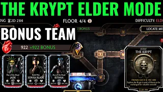 MK Mobile. The Krypt Bonus Team For Maximum Rewards. The KRYPT Elder Mode All Floors & Hidden Path