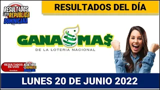 Loteria Gana Mas Resultados en Vivo de Hoy Lunes 20 de Junio del 2022 🥇🔥💰 NÚMERO GANADOR