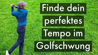 So findest du dein perfektes Tempo und Rhythmus im Golfschwung