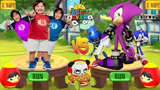 Tag with Ryan vs Sonic Dash - Espio New Character Update Event Combo Panda All Characters Unlocked