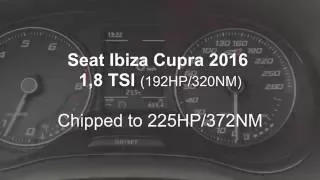 2016 Seat Ibiza CUPRA 1,8TSI - 0-100 Acceleration - (225HP/372NM)