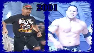 Stone Cold POP Vs The Rock POP 1/11/2001