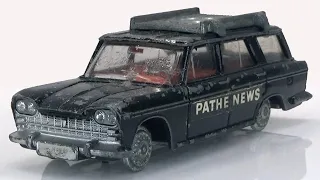 Pathe News Camera Car full restoration. Fiat 2300 No. 281 Dinky. Die-cast model.