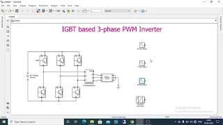 Three Phase PWM Inverter using MATLAB / Simulink
