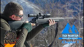 High mountain wild boar driven hunt part 1 - BH 38 - wild boar shooting in the snow