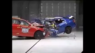 Toyota Camry vs Toyota Yaris 2009 IIHS