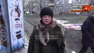 г. Донецк м-н Текстильщик 04.02.2015 обстрел РСЗО "Ураган" (ПСД TV)