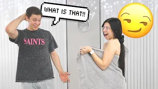 BOYFRIENDS REACTION TO ME WEARING ONLY GRANNY PANTIES!!