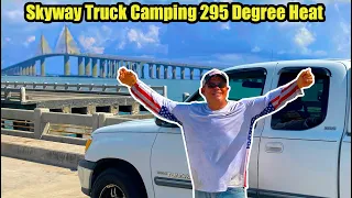 Truck Camping In HEAT ADVISORY (Fishing Skyway Pier)