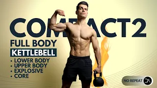 30 min KETTLEBELL STRENGTH FULL BODY Workout | No Jump | No Repeat ( COMPACT + ABS )
