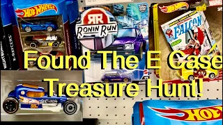 Wow! E Case Treasure Hunt & Ronin Run Hot Wheels Premium Cars!