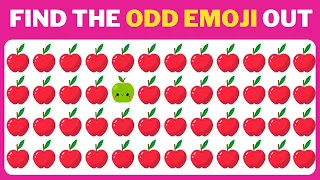 Find 🔍The Odd Emoji Out🤩  Quiz! 🍔 | Ultimate Emoji Quiz 🔍#findtheoddemoji