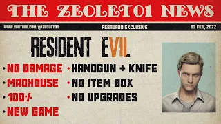 Resident Evil 7 - Madhouse - (No Damage/100%/Handgun + Knife/No Item Box/No Upgrades/New Game)