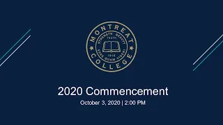 Montreat College Virtual Commencement - October 3, 2020