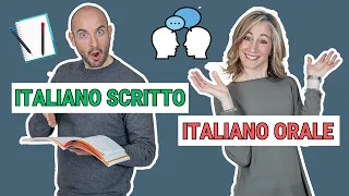 WRITE AND SPEAK IN ITALIAN | What are the main differences between written and spoken Italian?