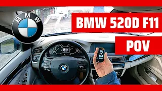 BMW 520d 2011 F11 POV | City drive | no talking