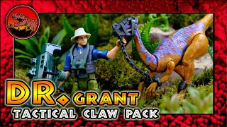 REVIEW: Jurassic World Alan Grant&Gallimimus Tactical Claw Pack 1993 Classic Collection Mattel 2023