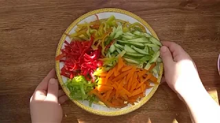 Bibər salatı (yay salatı), kalorisiz.