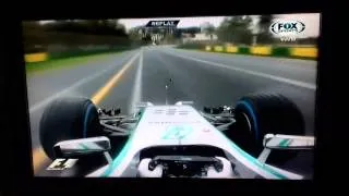 F1 2014 Lewis Hamilton Pole lap Australian GP Melbourne Albert Park