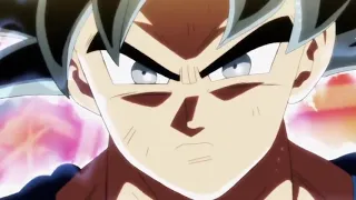 Goku transforms to Ultra Instinct, Goku uses the Spirit Bomb against Jiren, Goku vs Jiren EnglishDub