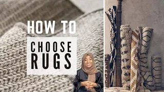 HOW TO CHOSE A RUG FOR YOUR HOME | INTERIOR DESIGN