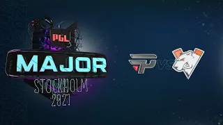 [4K]  paiN vs Virtus.pro - PGL Major Stockholm 2021 - Challengers Stage - Day 1