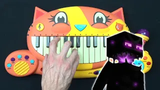 HOW TO PLAY MINECRAFT ENDERMAN RAP BY ELEMENT ANIMATION ON A CAT PIANO