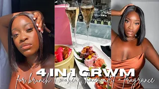 4 IN 1 GRWM | MAKEUP, HAIR, OUTFIT + FRAGRANCE | BRUNCH DATE FT LUVME HAIR