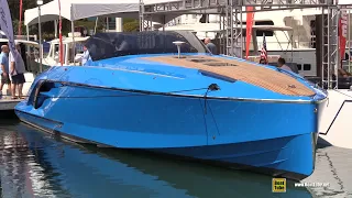 2022 Frauscher 1414 Demon - Walk Through Tour - 2022 Miami Boat Show