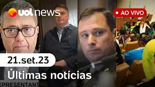 🔴 STF derruba marco temporal, Bolsonaro responde à delação de Cid, CPI do 8/1 e mais | UOL News