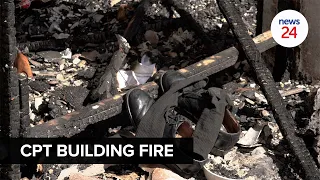 WATCH | Cape Town inner city building gutted by fire, leaving hundreds homeless