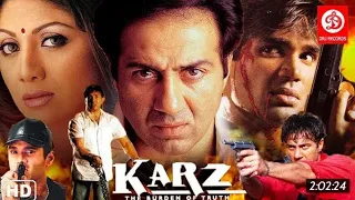 karz (HD}- Hindi Full Movie Sunny Deol, Sunil Shetty, Shilpa Shety. | Popular 900s Action Movies