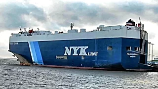 car carrier POLARIS LEADER 9VHC5 IMO 9372810 Emden RoRo cargo ship merchant vessel Autotransporter