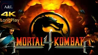 PS1 - Mortal Kombat 4 - Longplay [All characters + All ending scenes] [4K]